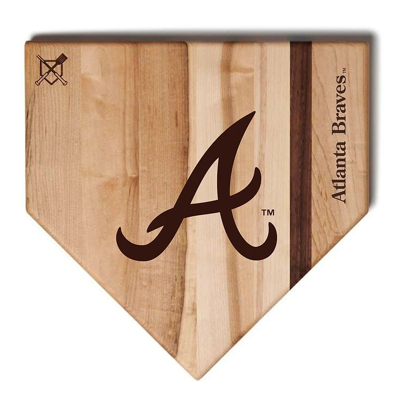 Baseball BBQ Atlanta Braves 17'' x 17'' Home Plate Cutting Board