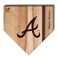 Baseball BBQ Atlanta Braves 17'' x 17'' Home Plate Cutting Board