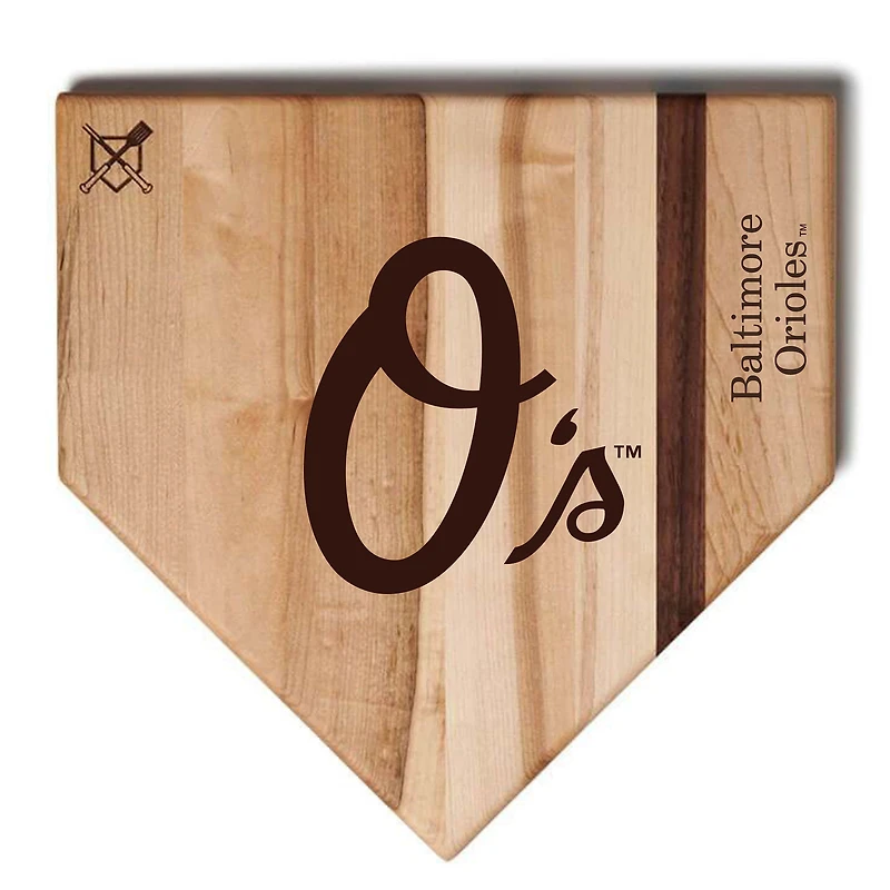 Baseball BBQ Baltimore Orioles 17'' x 17'' Home Plate Cutting Board