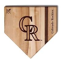 Baseball BBQ Colorado Rockies 17'' x 17'' Home Plate Cutting Board