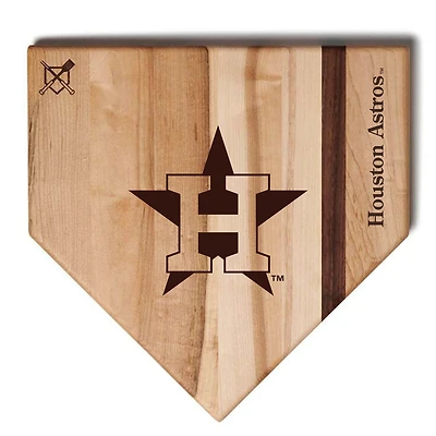 Baseball BBQ Houston Astros 17'' x 17'' Home Plate Cutting Board