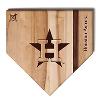 Baseball BBQ Houston Astros 17'' x 17'' Home Plate Cutting Board