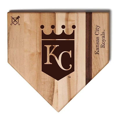 Baseball BBQ Kansas City Royals 17'' x 17'' Home Plate Cutting Board