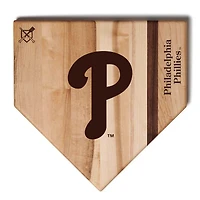 Baseball BBQ Philadelphia Phillies 17'' x 17'' Home Plate Cutting Board