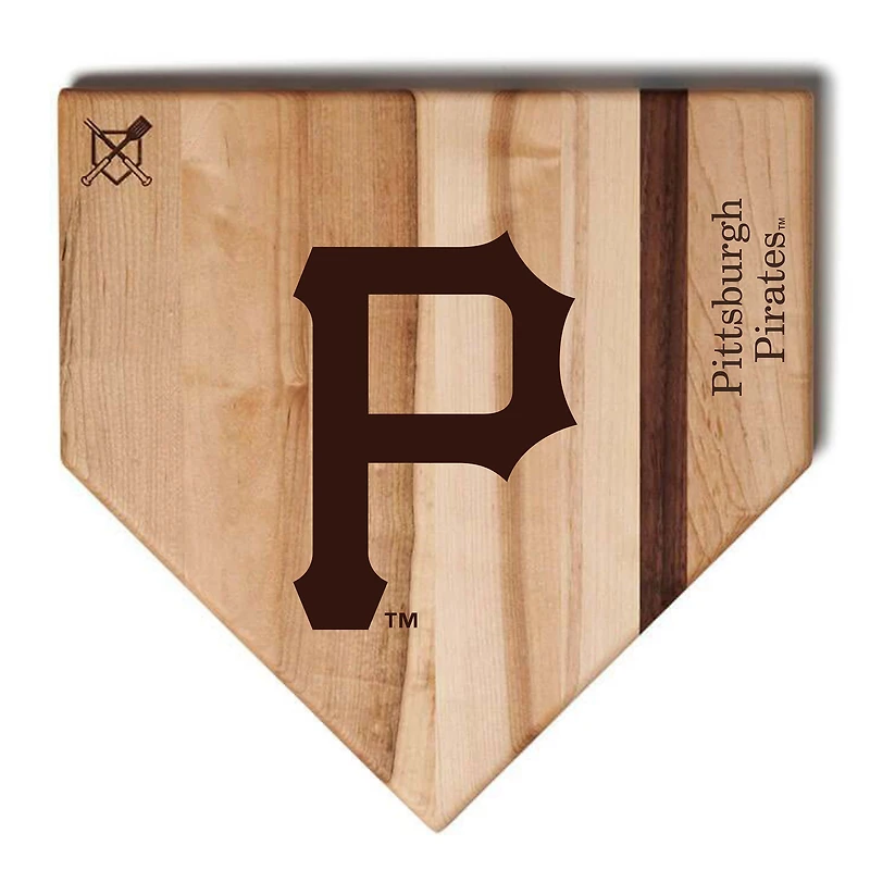 Baseball BBQ Pittsburgh Pirates 17'' x 17'' Home Plate Cutting Board