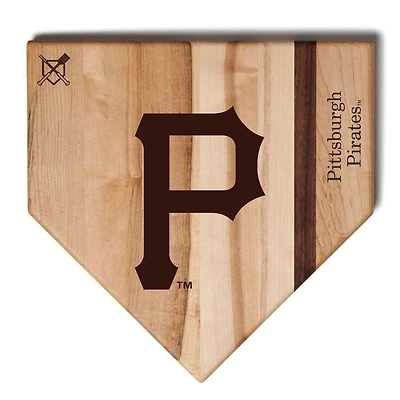 Baseball BBQ Pittsburgh Pirates 17'' x 17'' Home Plate Cutting Board
