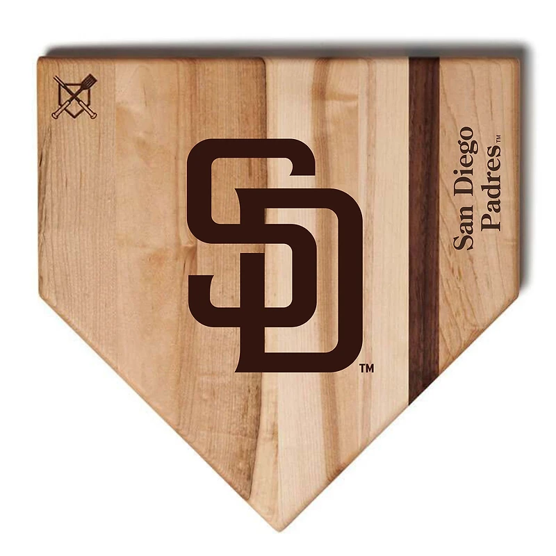 Baseball BBQ San Diego Padres 17'' x 17'' Home Plate Cutting Board
