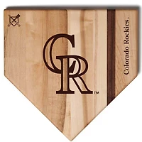 Baseball BBQ Colorado Rockies 12'' x 12'' Home Plate Cutting Board