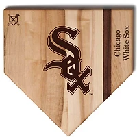 Baseball BBQ Chicago White Sox 12'' x 12'' Home Plate Cutting Board