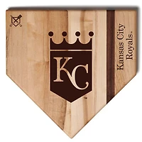 Baseball BBQ Kansas City Royals 12'' x 12'' Home Plate Cutting Board