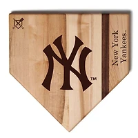 Baseball BBQ New York Yankees 12'' x 12'' Home Plate Cutting Board