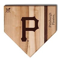 Baseball BBQ Pittsburgh Pirates 12'' x 12'' Home Plate Cutting Board