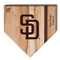 Baseball BBQ San Diego Padres 12'' x 12'' Home Plate Cutting Board