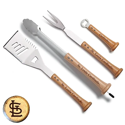 Baseball BBQ St. Louis Cardinals Home Run Grill Set