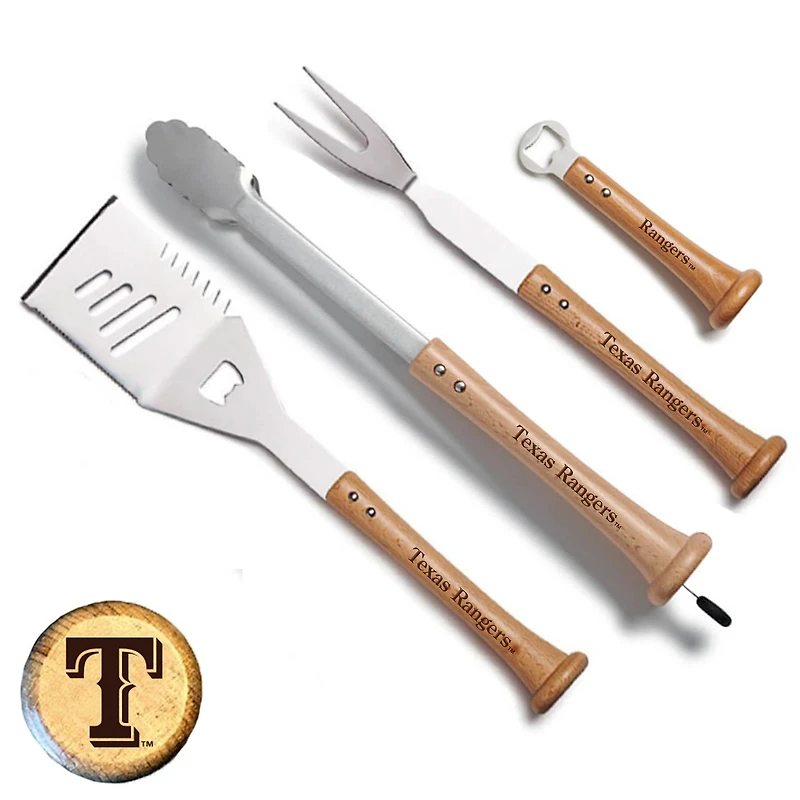 Baseball BBQ Texas Rangers Home Run Grill Set