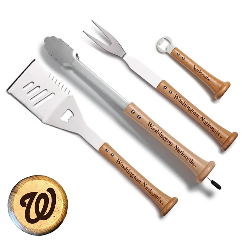 Baseball BBQ Washington Nationals Home Run Grill Set