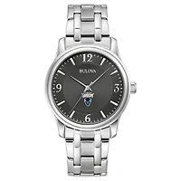 Men's Bulova Black Howard Bison Stainless Steel Corporate Collection Watch