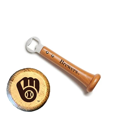 Baseball BBQ Milwaukee Brewers Pickoff Bottle Opener