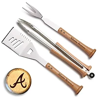 Baseball BBQ Atlanta Braves Triple Play Combo Set