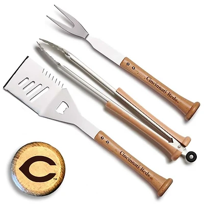 Baseball BBQ Cincinnati Reds Triple Play Combo Set