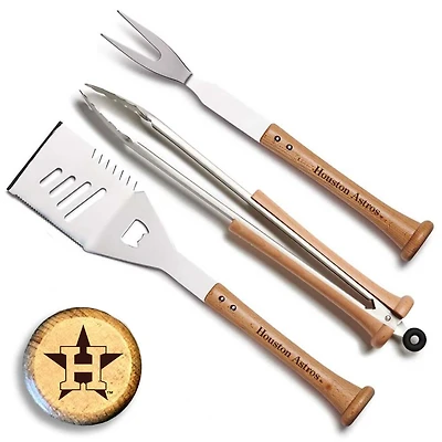 Baseball BBQ Houston Astros Triple Play Combo Set