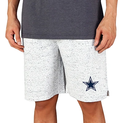 Men's Concepts Sport White/Charcoal Dallas Cowboys Throttle Knit Jam Shorts