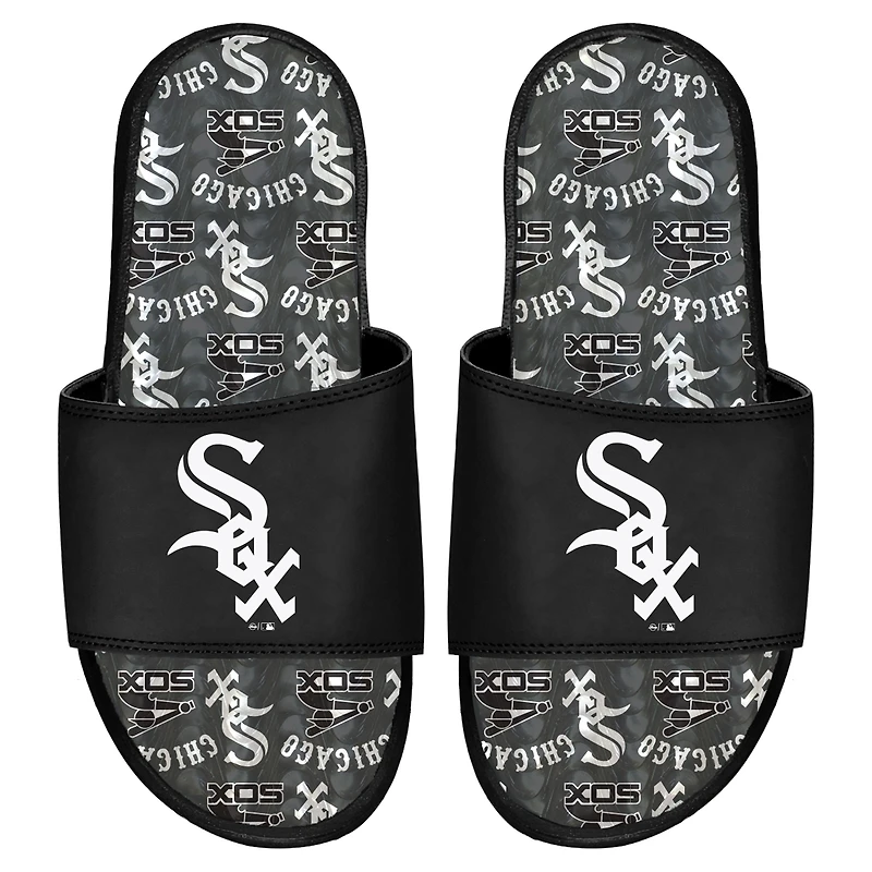 ISlide Chicago White Sox Team Pattern Gel Slide Sandals