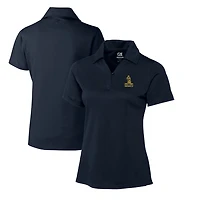 Women's Cutter & Buck Navy Northern Arizona Lumberjacks CB DryTec Genre Textured Solid Polo
