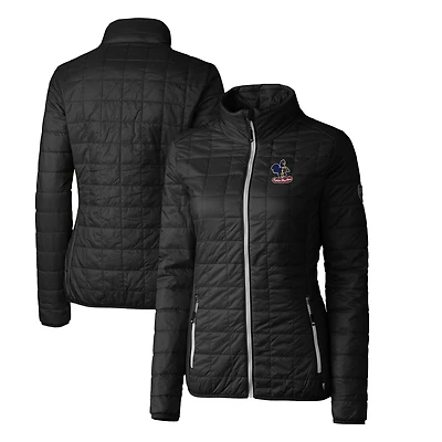 Women's Cutter & Buck Delaware Fightin' Blue Hens Vault Rainier PrimaLoft Eco Insulated Full-Zip Puffer Jacket