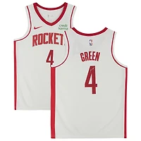 Jalen Green White Houston Rockets Autographed Nike 2021-22 Association Edition Swingman Jersey