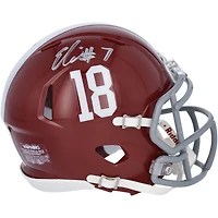 Eli Ricks Alabama Crimson Tide Autographed Riddell Speed Mini Helmet