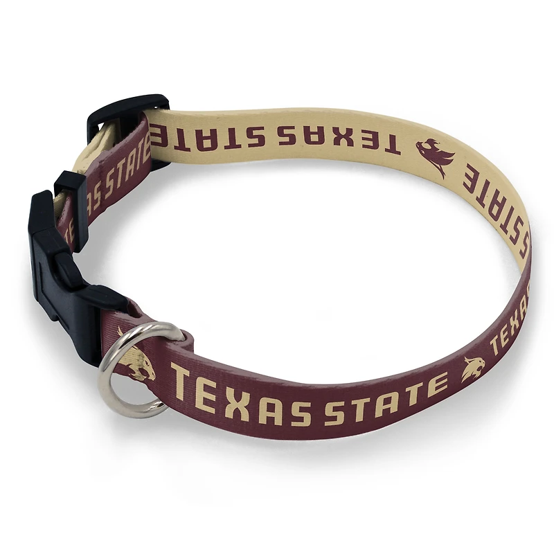 WinCraft Texas State Bobcats Adjustable Pet Collar