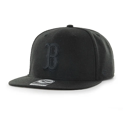 Boston Red Sox '47 Primary Team Logo Snapback Adjustable Hat – Black