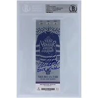 Auston Matthews Toronto Maple Leafs Autographed Ticket from December 2016 with "2017 Calder" Inscription