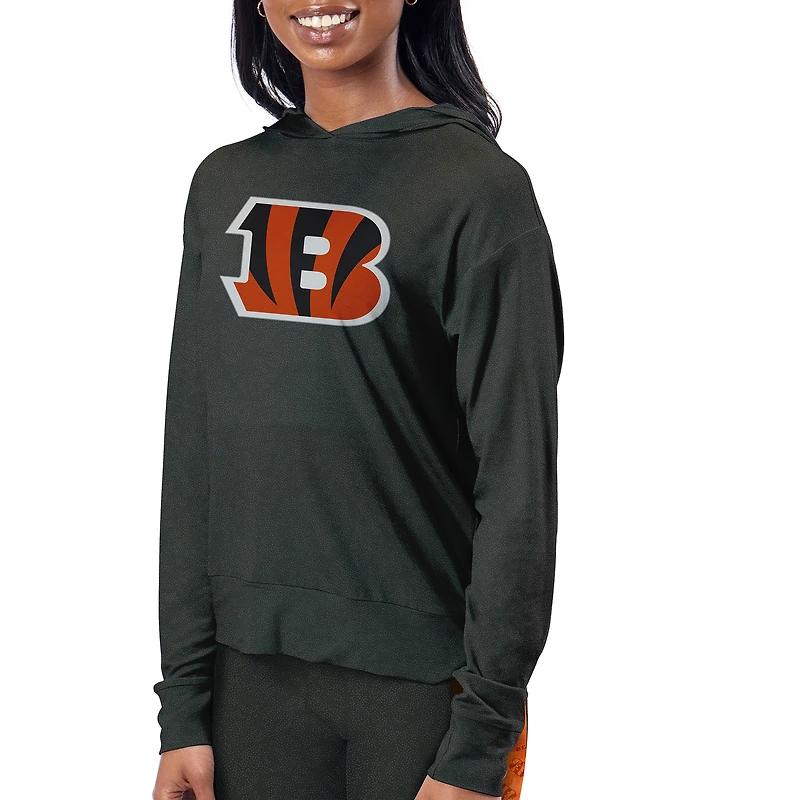Women's Certo Charcoal Cincinnati Bengals Pullover Hoodie
