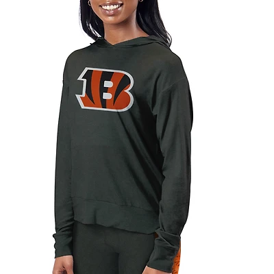 Women's Certo Charcoal Cincinnati Bengals Pullover Hoodie