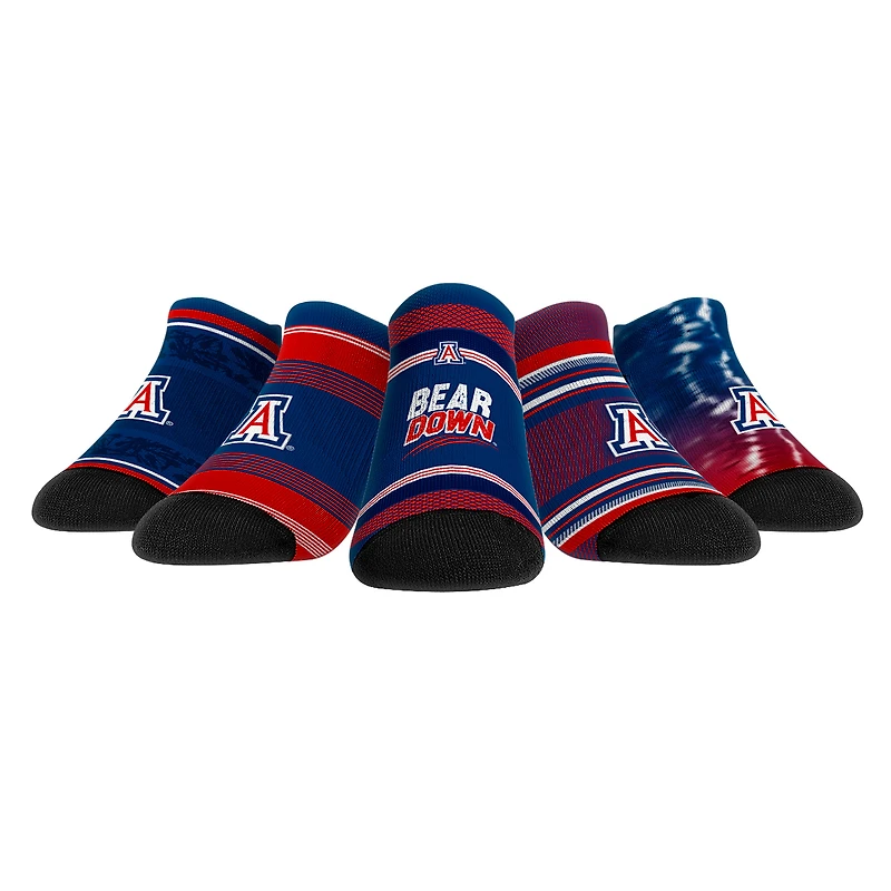 Unisex Rock Em Socks Arizona Wildcats Super Fan Five-Pack Low-Cut Socks Set