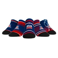Unisex Rock Em Socks Arizona Wildcats Super Fan Five-Pack Low-Cut Socks Set