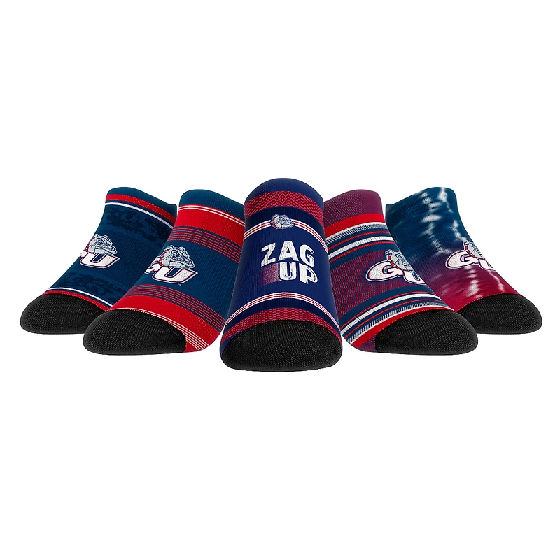 Unisex Rock Em Socks Gonzaga Bulldogs Super Fan Five-Pack Low-Cut Socks Set