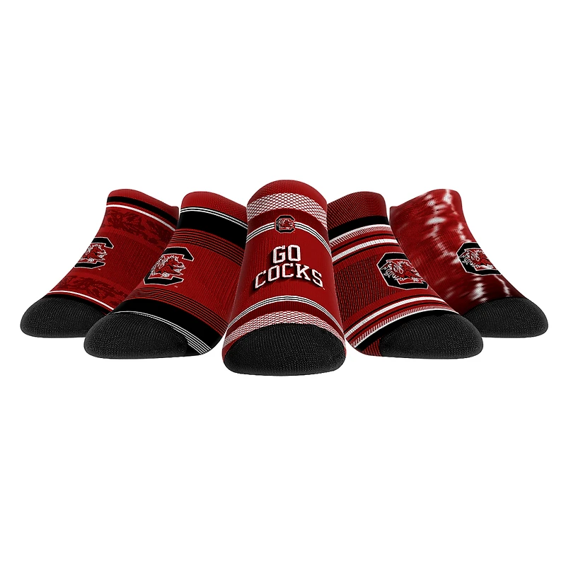 Unisex Rock Em Socks South Carolina Gamecocks Super Fan Five-Pack Low-Cut Socks Set