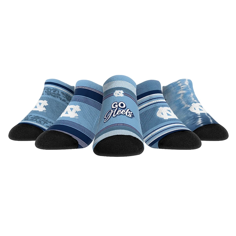 Unisex Rock Em Socks North Carolina Tar Heels Super Fan Five-Pack Low-Cut Socks Set