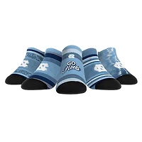 Unisex Rock Em Socks North Carolina Tar Heels Super Fan Five-Pack Low-Cut Socks Set