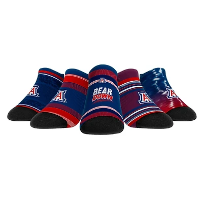 Youth Rock Em Socks Arizona Wildcats Super Fan Five-Pack Low-Cut Socks Set
