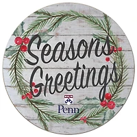 Pennsylvania Quakers 20'' x 20'' Season's Greetings Circle