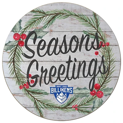 Saint Louis Billikens 20'' x 20'' Season's Greetings Circle