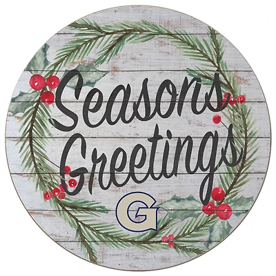 Georgetown Hoyas 20'' x 20'' Season's Greetings Circle