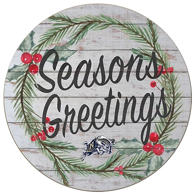 Navy Midshipmen 20'' x 20'' Season's Greetings Circle