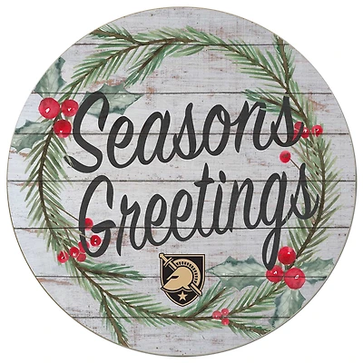 Army Black Knights 20'' x 20'' Season's Greetings Circle
