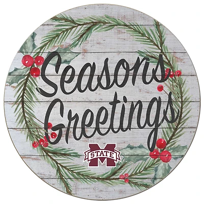 Mississippi State Bulldogs 20'' x 20'' Season's Greetings Circle