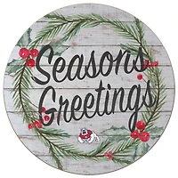 Fresno State Bulldogs 20'' x 20'' Season's Greetings Circle